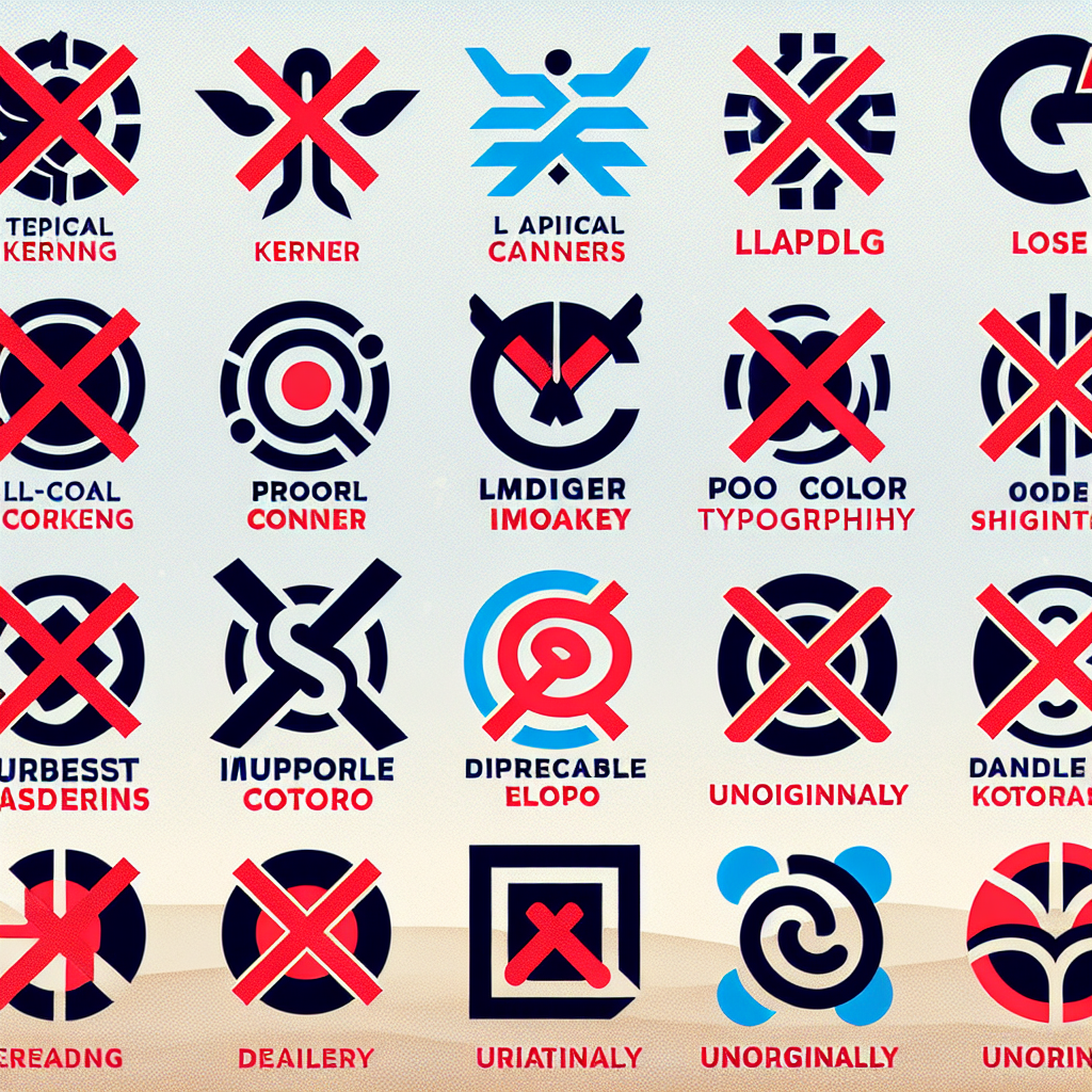 5 błędów, których należy unikać przy projektowaniu logotypów