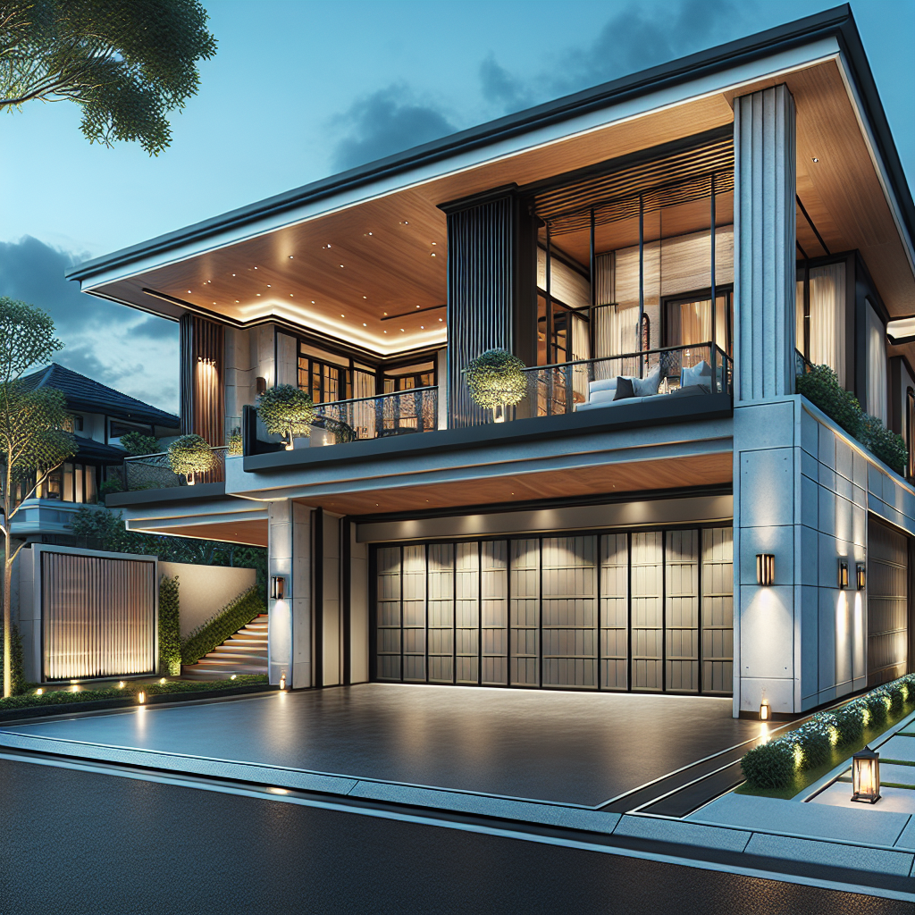 Bramy garażowe – jak dopasować design do luksusowej architektury domu?