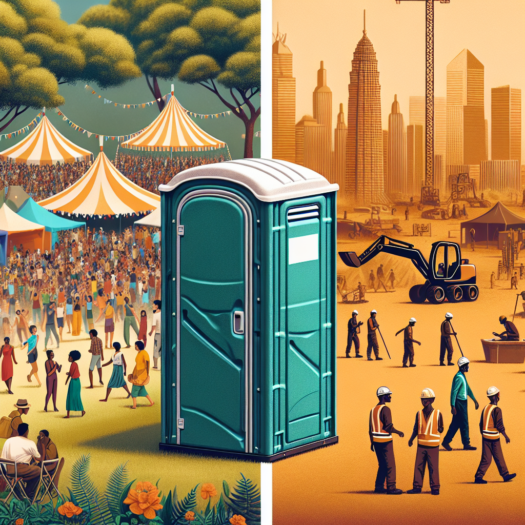 Toaleta przenośna – dlaczego to dobre rozwiązanie na eventy i budowy?